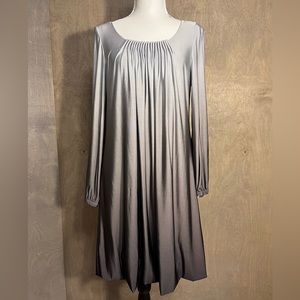 Oleg Cassini Ombré Bubble Hem Dress Size 8